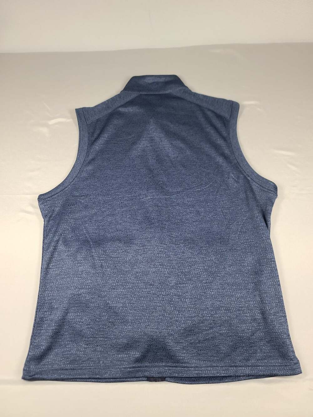 Golf Pro tour men's vest Size Large full zip Blue Preppy outdoors gorpcore
